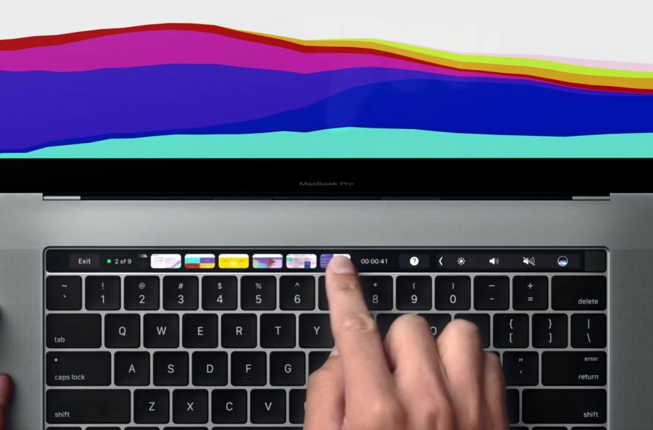 A perfect use of the Touch Bar: a Spotify/iTunes remote
