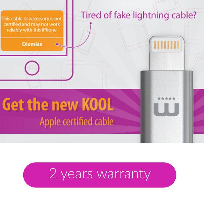 KOOL Apple certified ultra durable cable